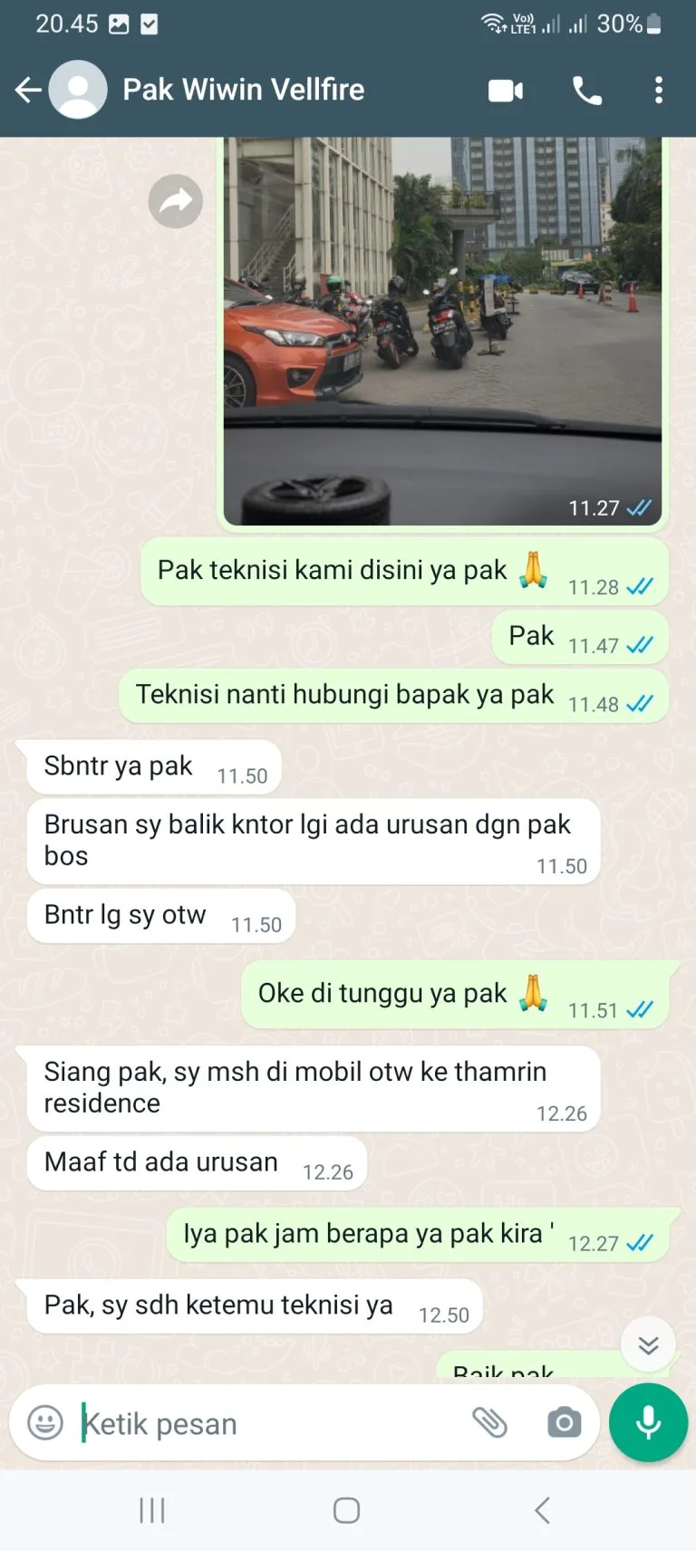 testimoni service sliding door mobil