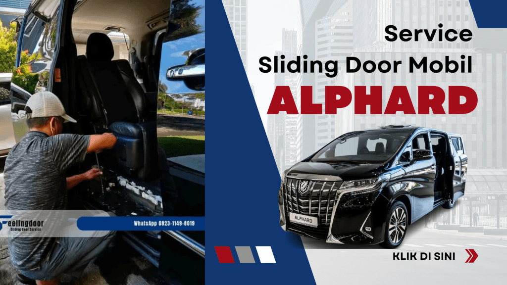 tempat service sliding door mobil