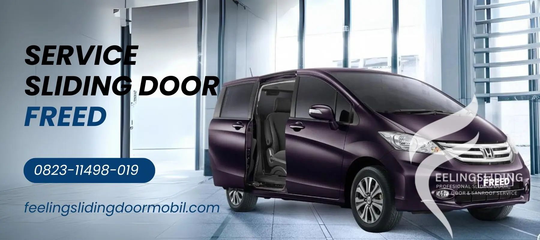 service sliding door mobil freed
