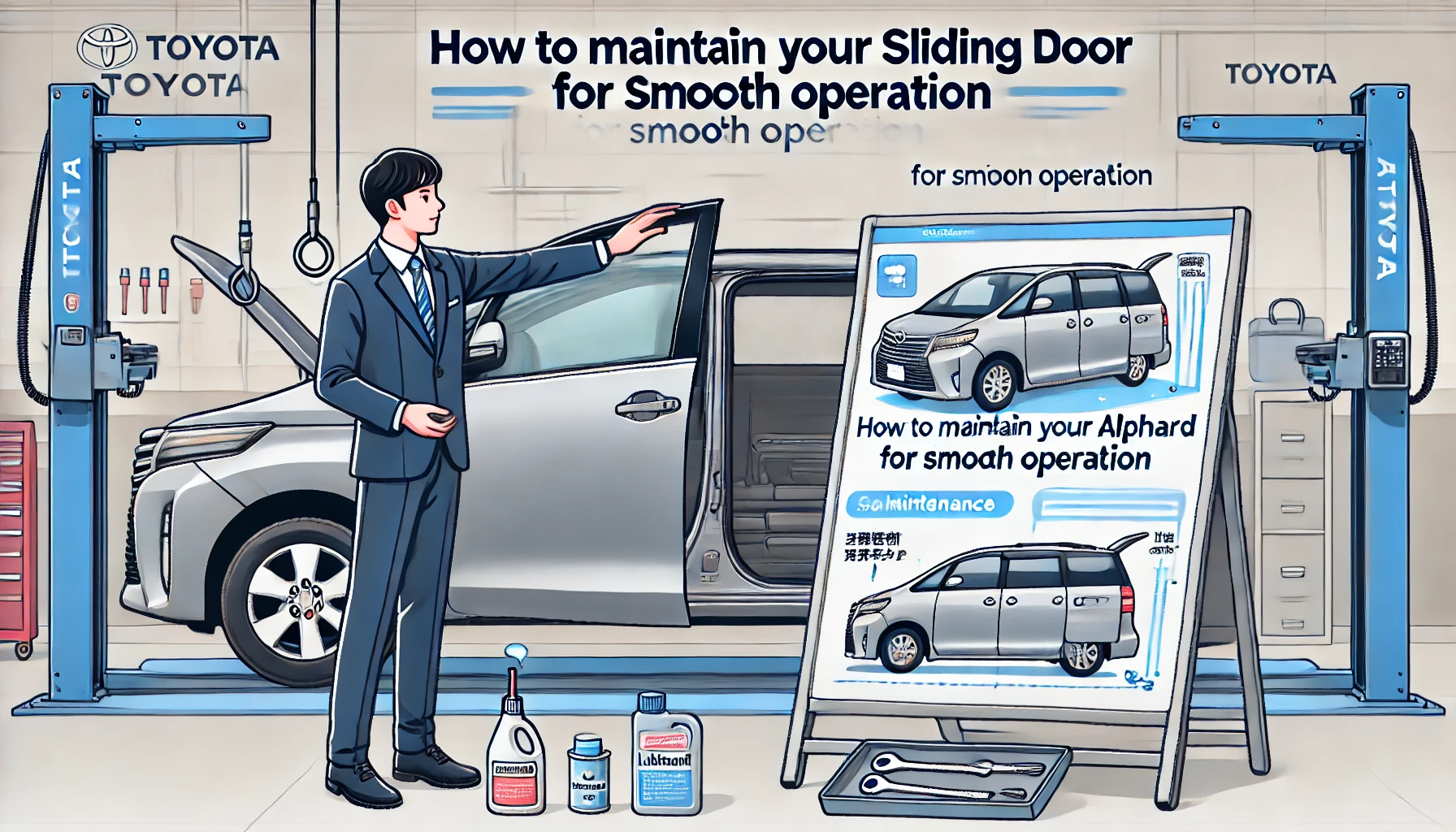 Cara Merawat Sliding Door Mobil Alphard agar Tetap Lancar