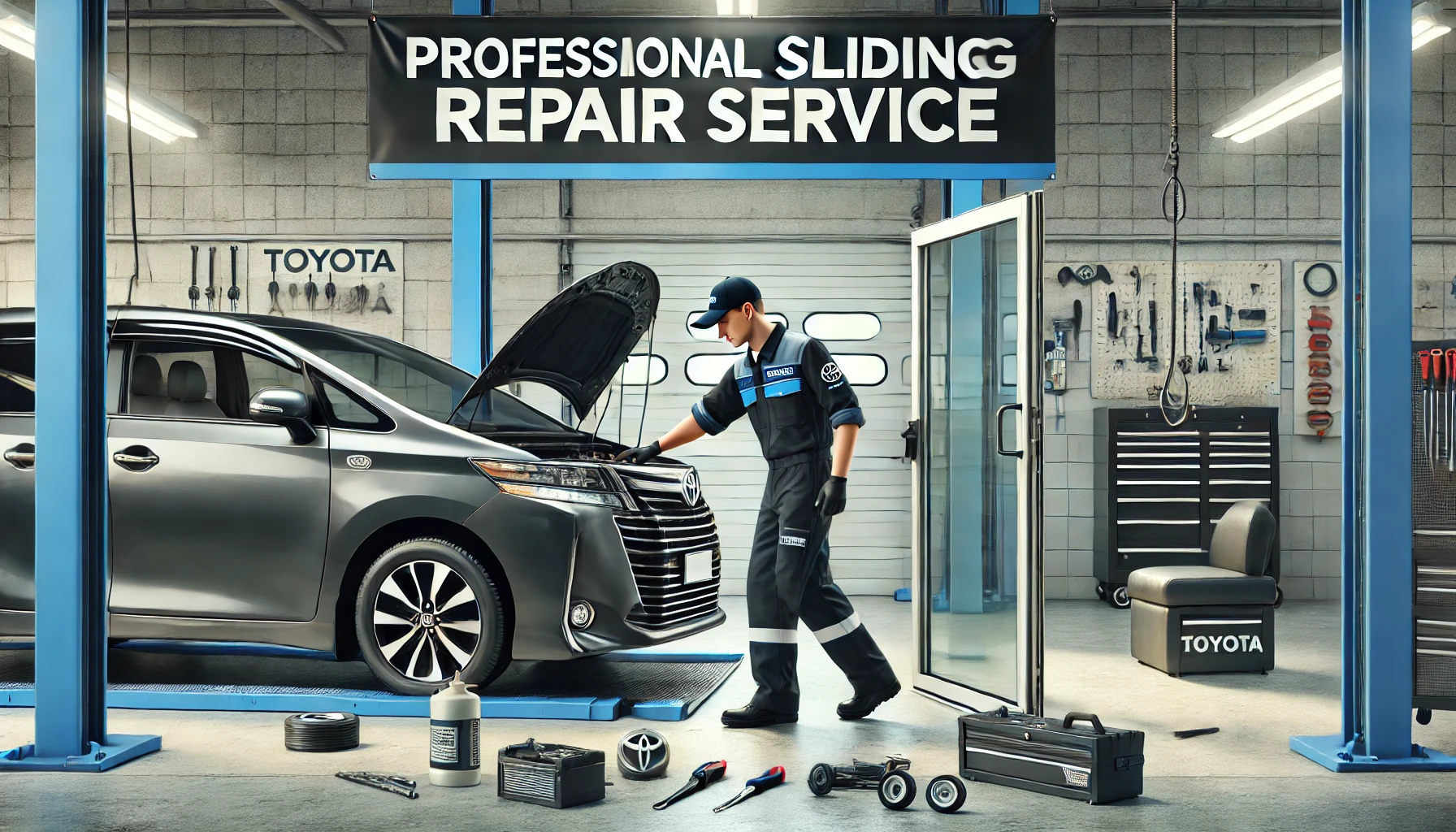 Layanan Bengkel Service Sliding Door Mobil Profesional