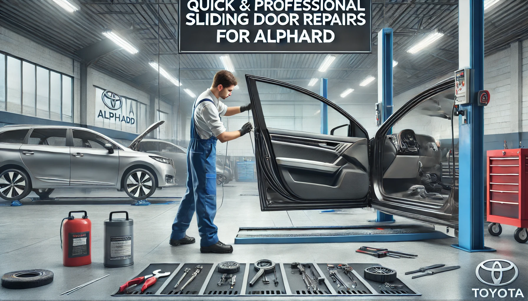 Perbaikan Sliding Door Alphard Cepat dan Profesional!