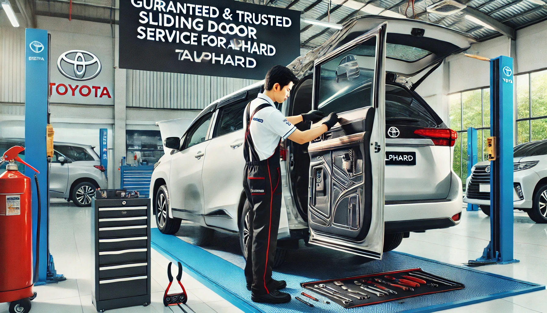Service Sliding Door Alphard Bergaransi & Terpercaya