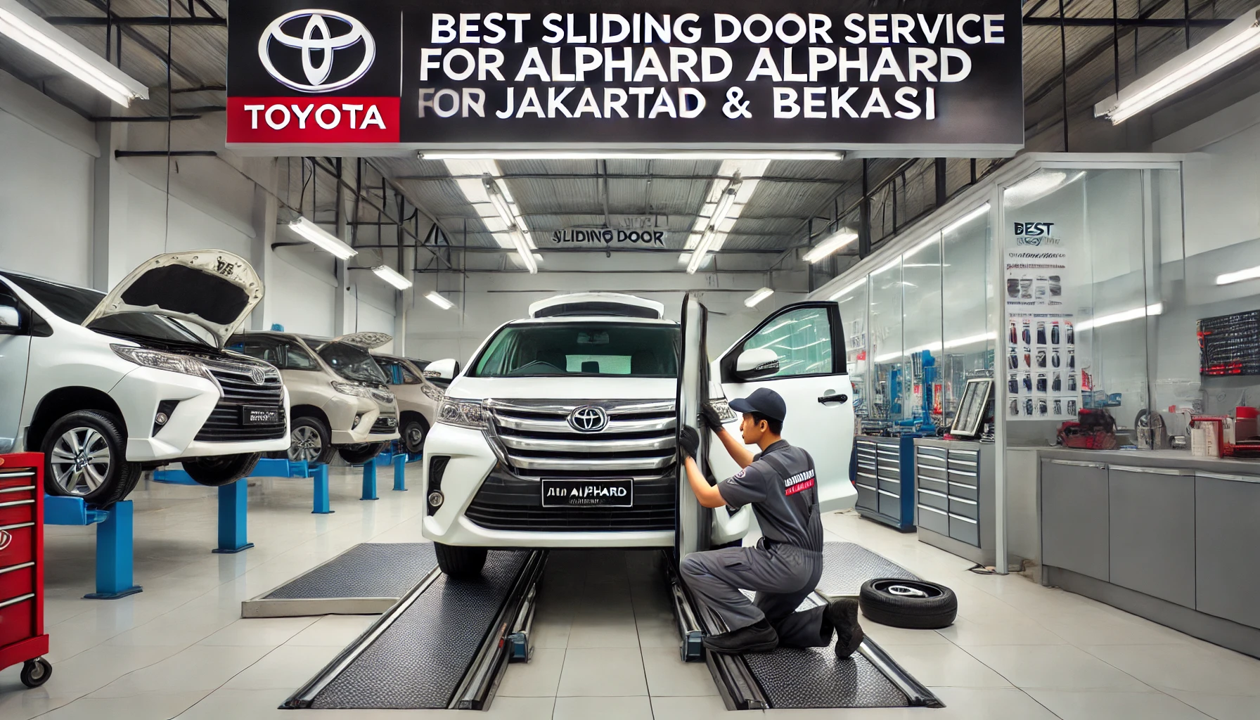 Service Sliding Door Alphard Terbaik di Jakarta dan Bekasi