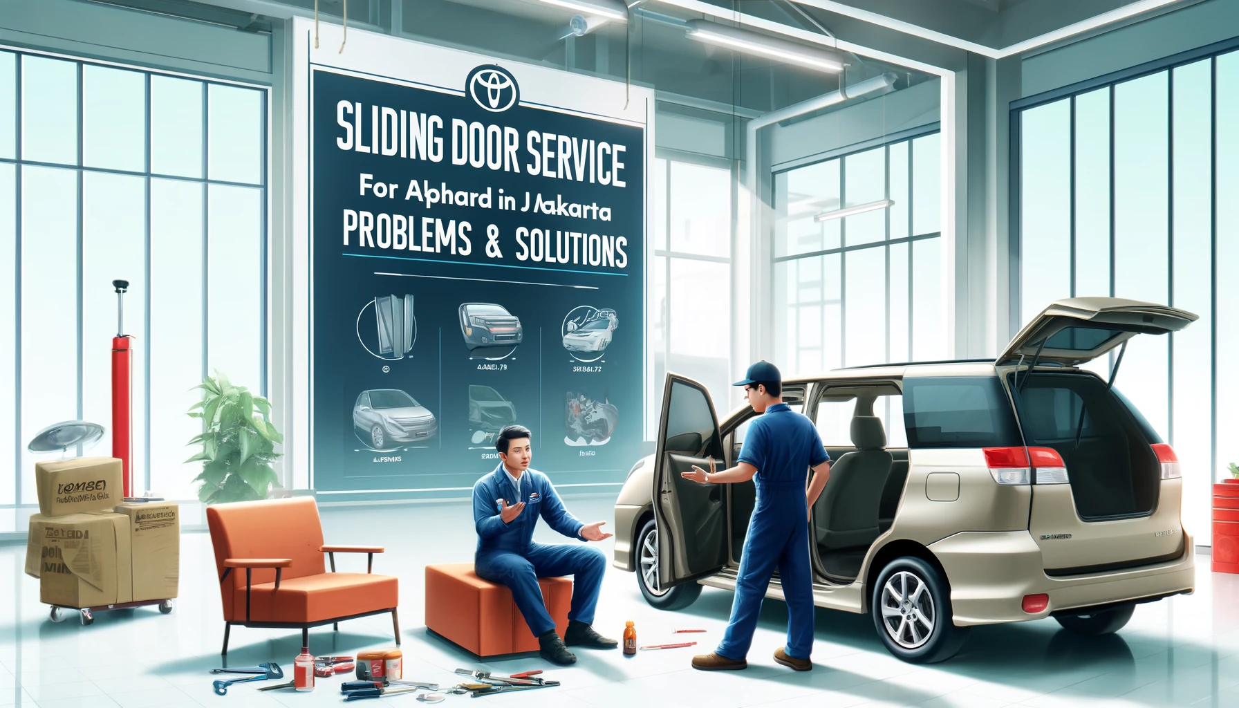 Service Sliding Door Alphard di Jakarta Masalah dan Solusinya