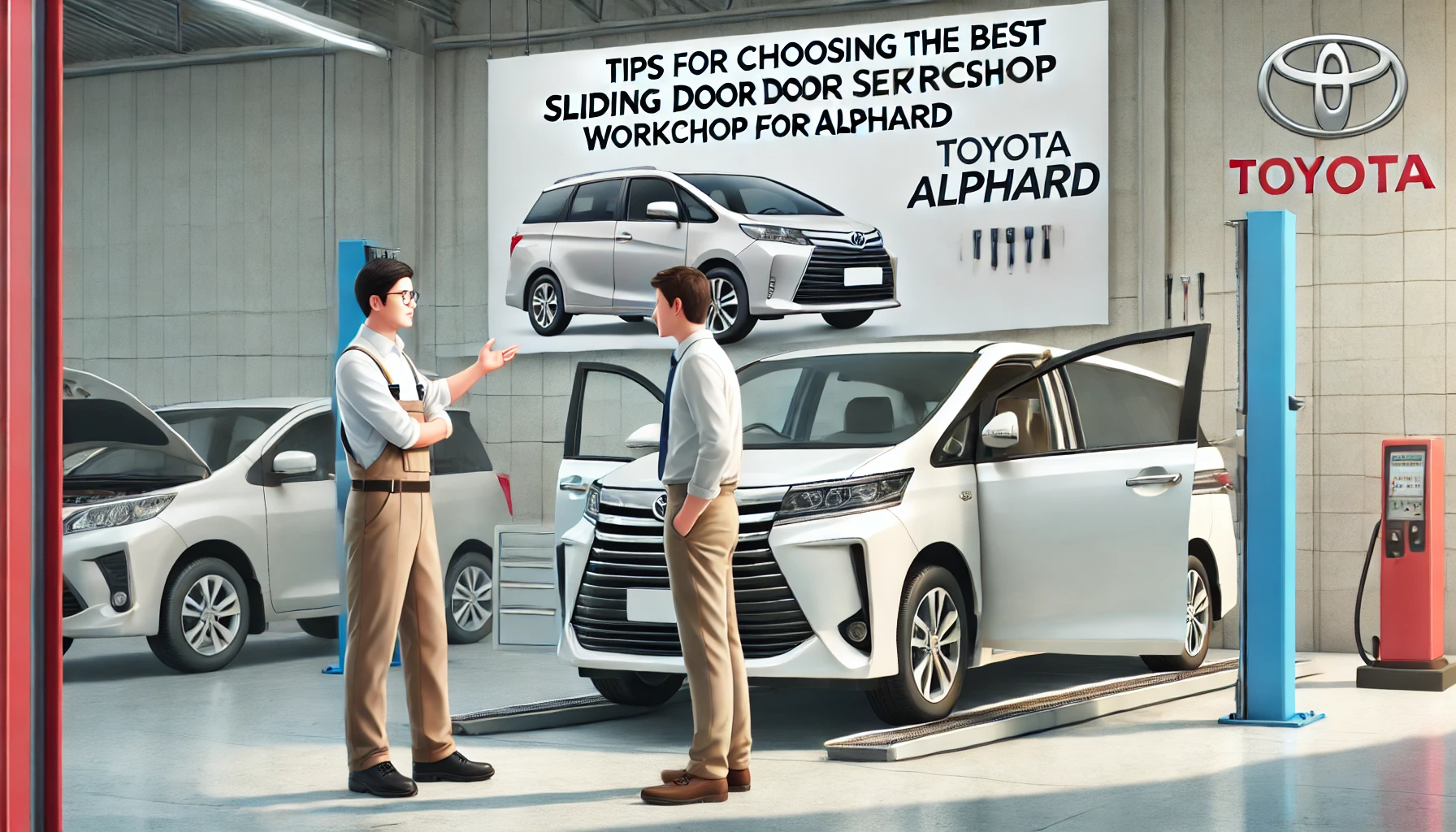 Temukan tips memilih bengkel service sliding door Alphard terbaik. Pastikan perbaikan pintu geser mobil Anda dilakukan oleh ahli terpercaya dan bergaransi!