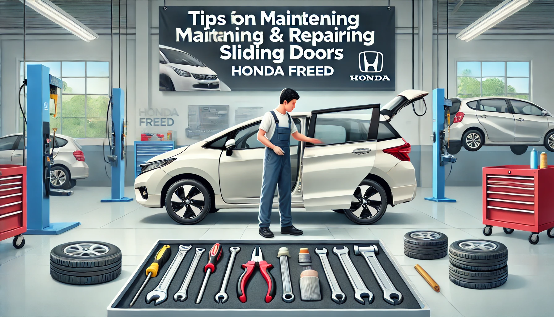 Tips Merawat & Memperbaiki Pintu Sliding Mobil Freed