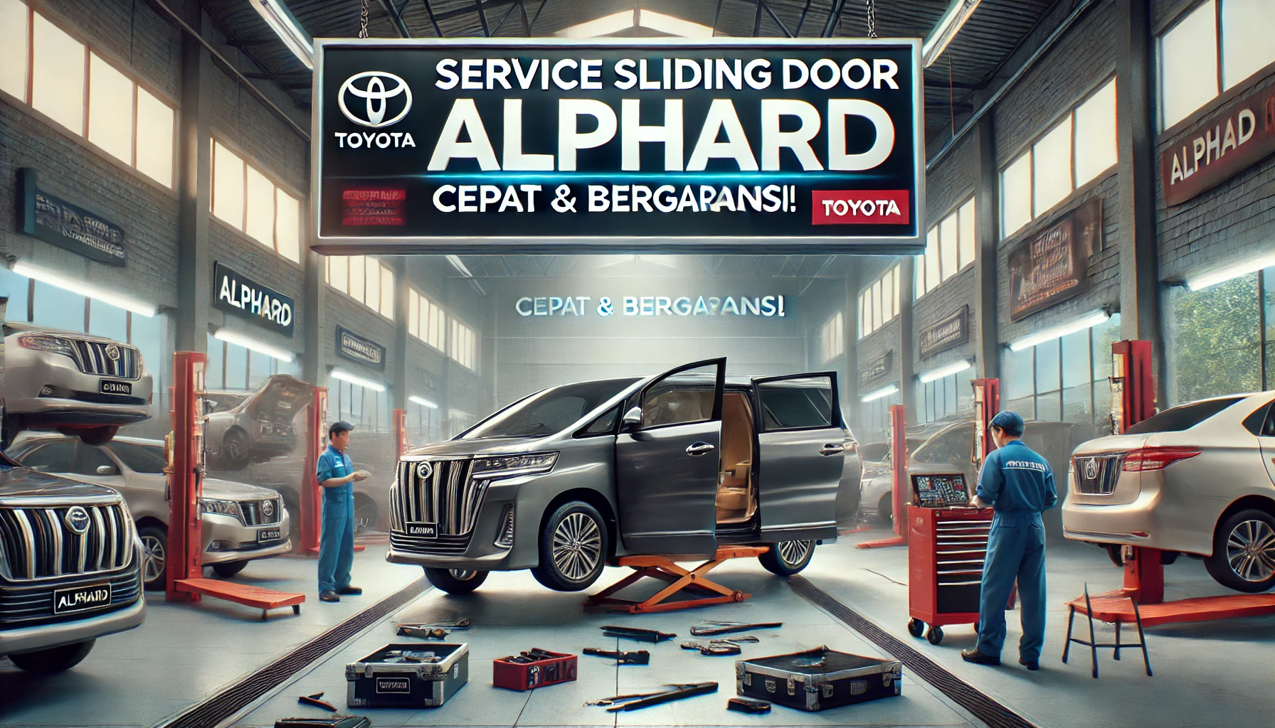 Service Sliding Door Alphard Cepat & Bergaransi
