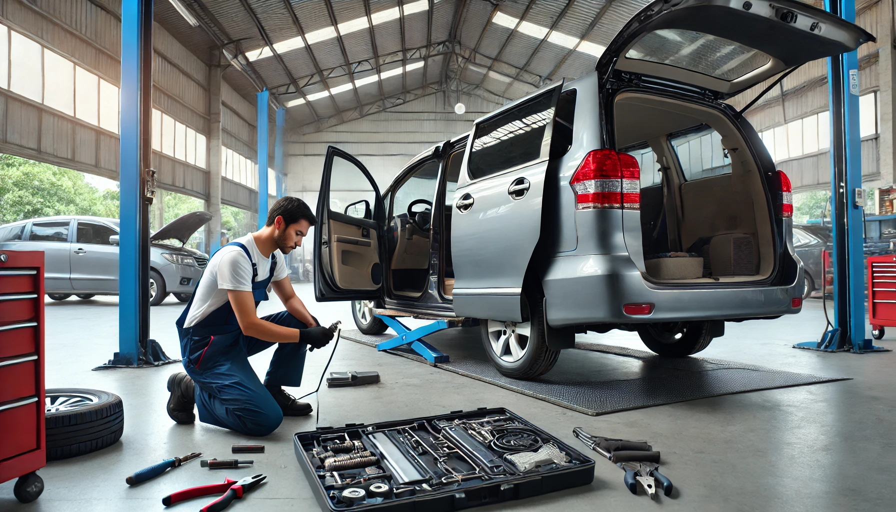 Service Sliding Door Alphard Profesional & Terpercaya