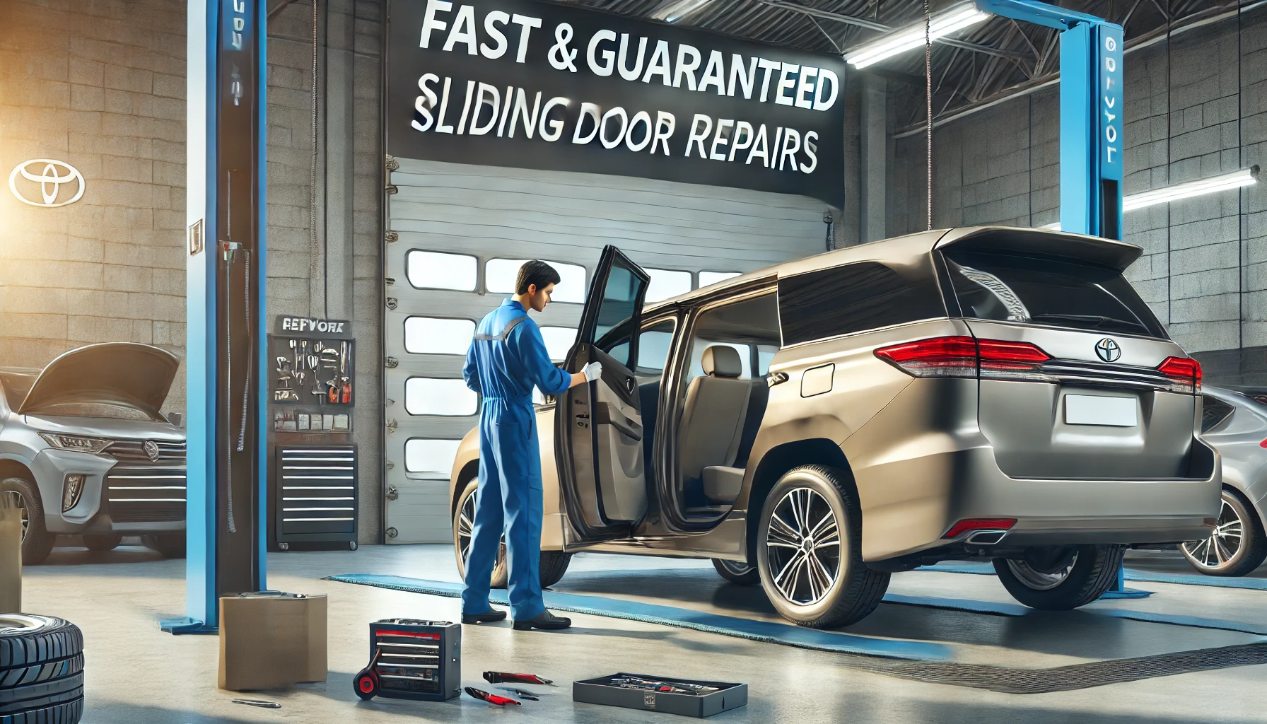 Service Sliding Door Mobil Cepat & Bergaransi