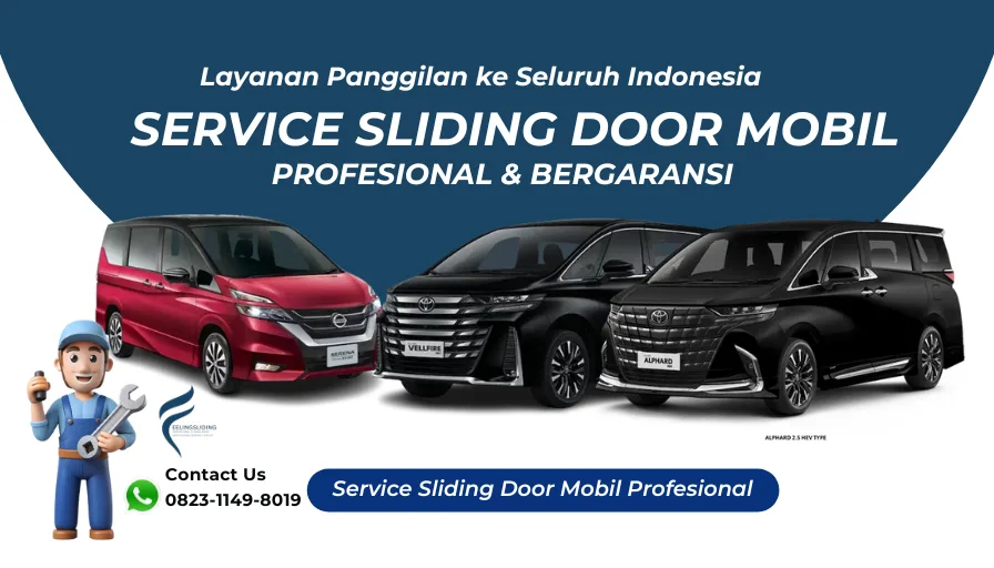 Jasa Service Sliding Door Mobil Terbaik di Jabodetabek