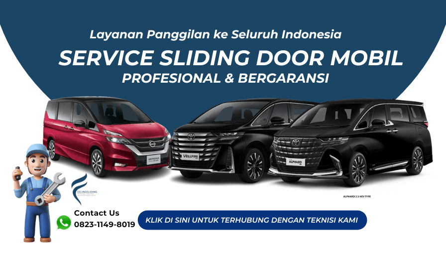 Hubungi mekanik service sliding door mobil
