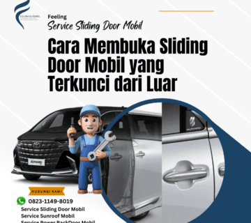 Cara Membuka Sliding Door Mobil yang Terkunci dari Luar