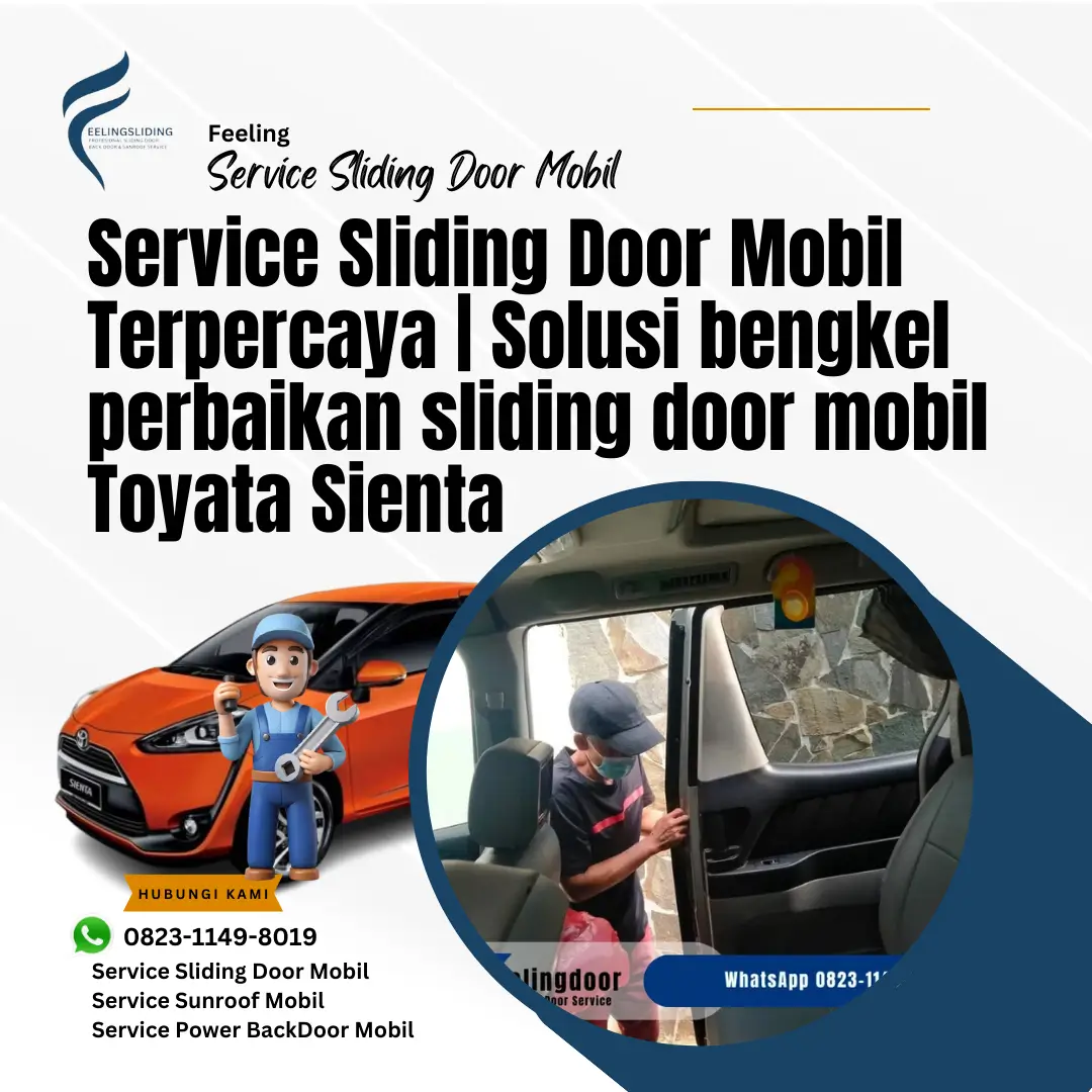 Service Sliding Door Mobil Toyota Sienta
