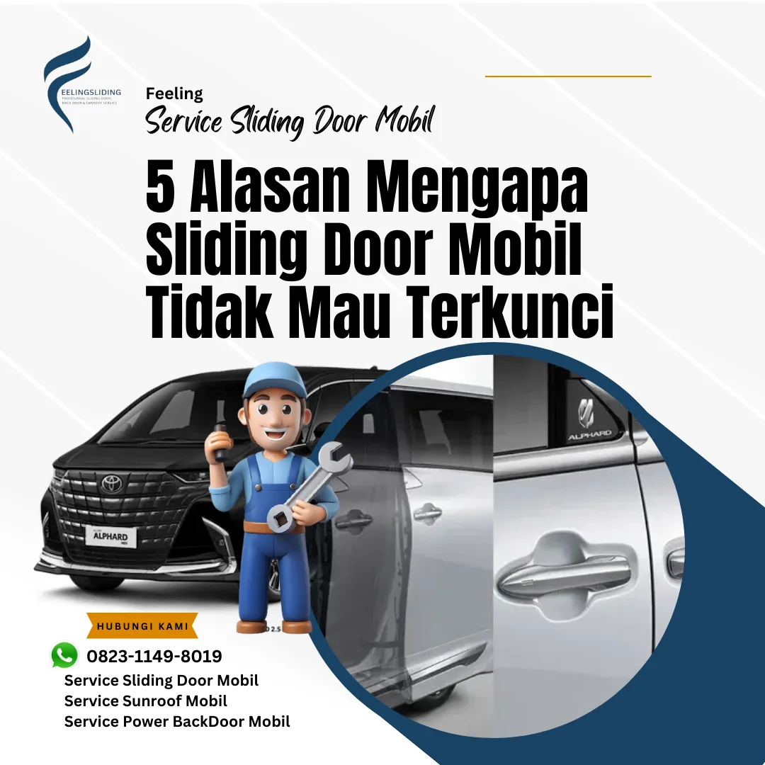 Sliding Door Mobil Tak Terkunci? Ini 5 Penyebabnya