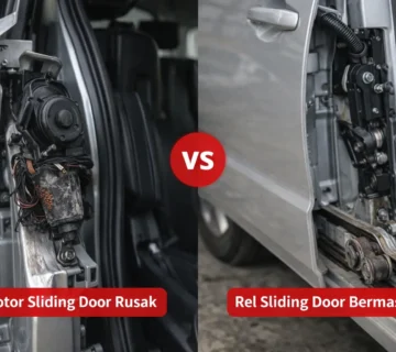 Motor Sliding Door Rusak atau Rel Sliding Door Mobil Ini Bedanya