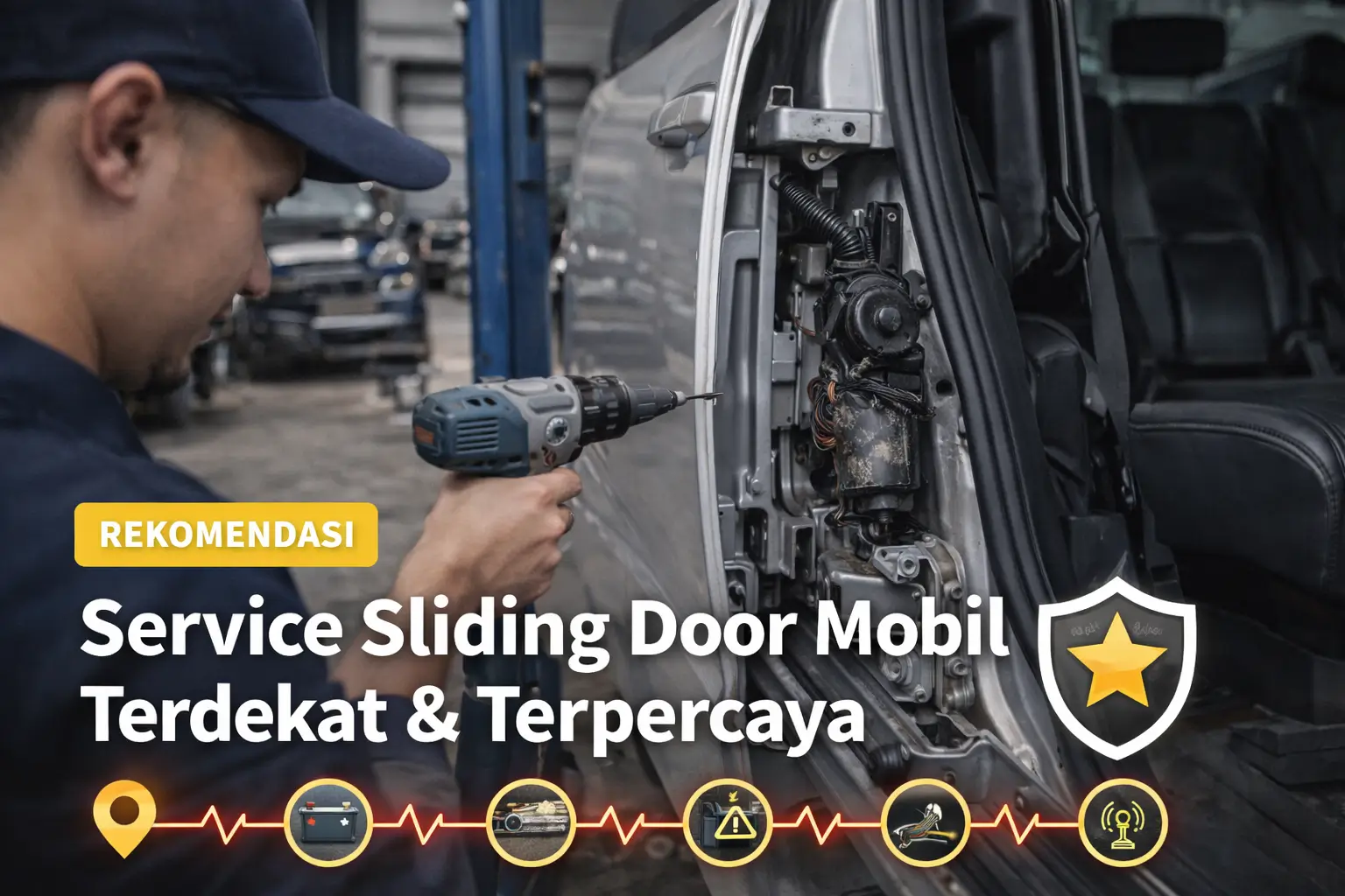 Rekomendasi Tempat Service Sliding Door Mobil Terpercaya