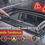 Rel Sunroof Seret atau Miring Ini Tanda-Tandanya