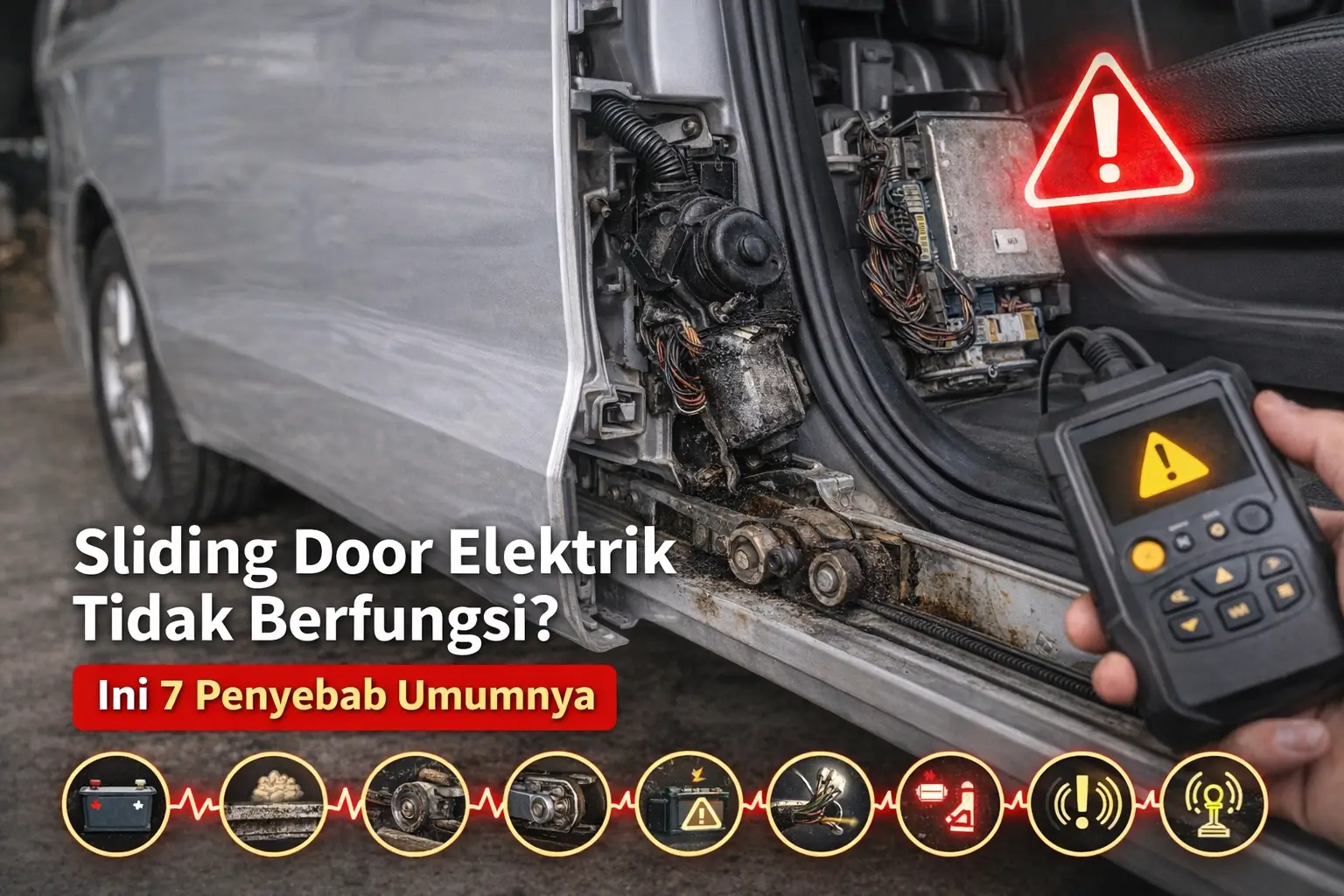 Sliding Door Elektrik Tidak Berfungsi Ini 7 Penyebab Umumnya