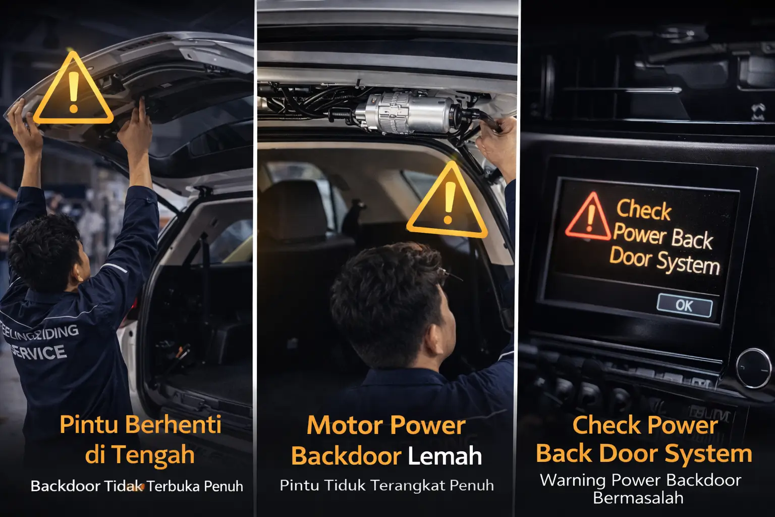 Masalah sistem pintu belakang Toyota Fortuner