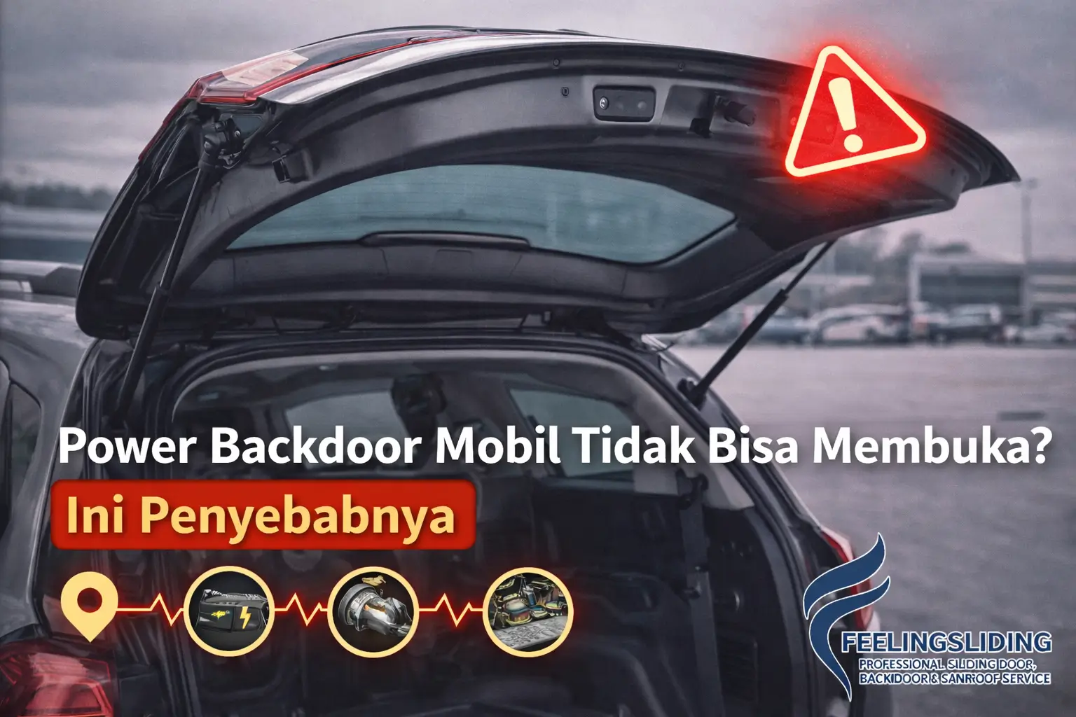 Power Backdoor Mobil Tidak Bisa Membuka