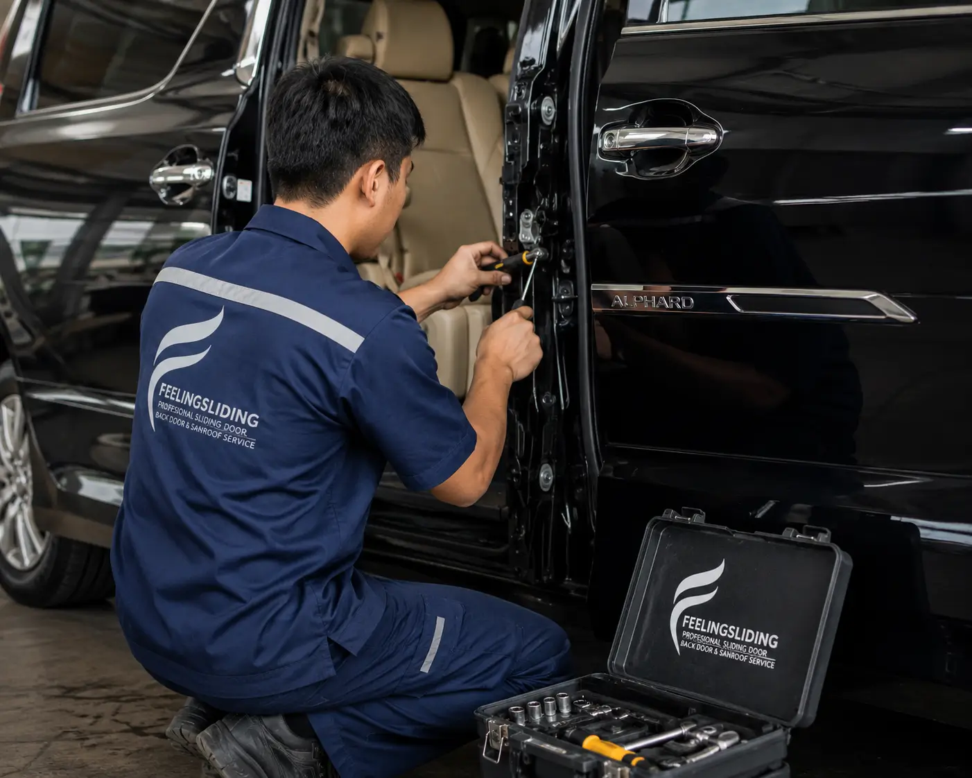 Teknisi Service Sliding Door Mobil