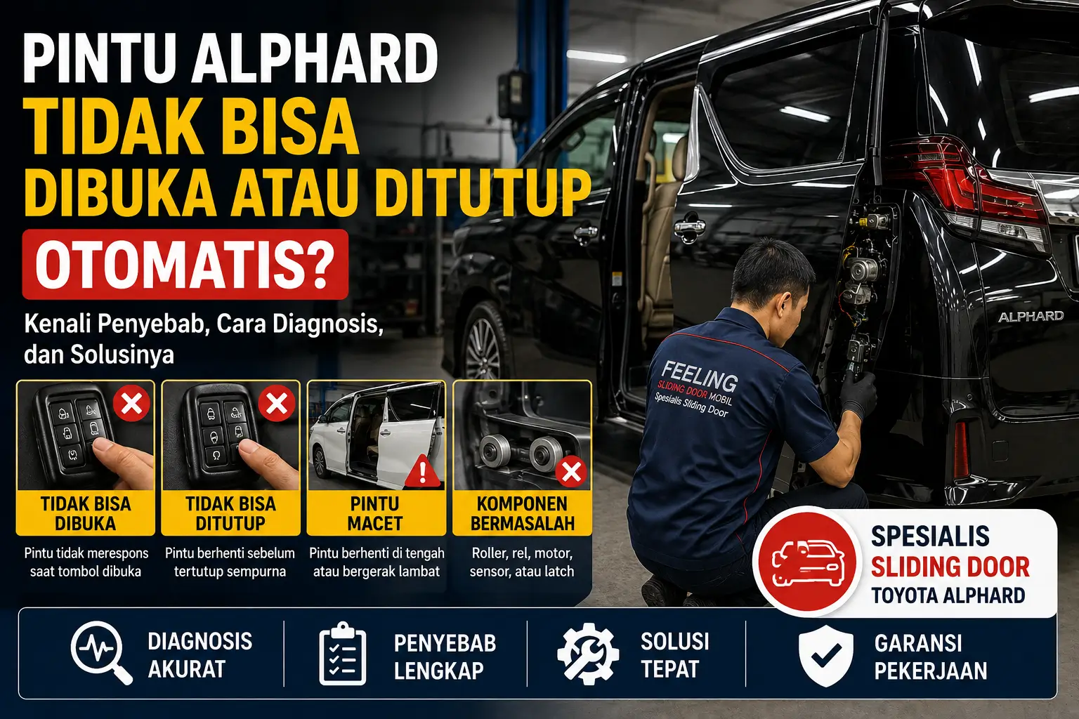 Pintu Alphard Tidak Bisa Dibuka atau Ditutup Kenali Penyebabnya
