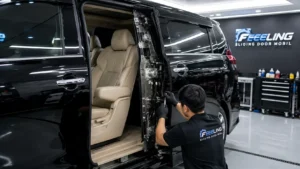 Sliding door mobil bunyi saat dibuka atau ditutup